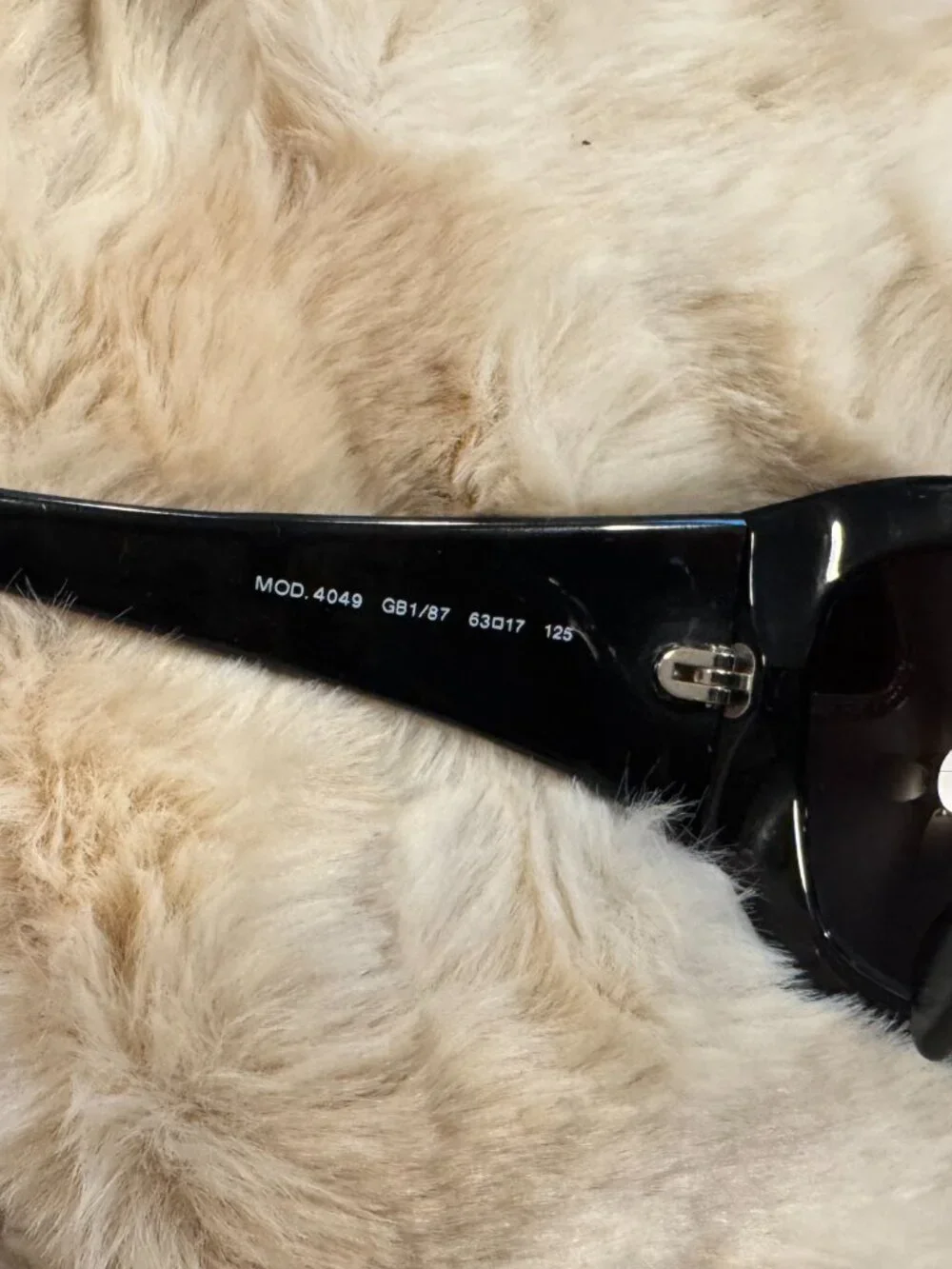 Versace Women's Black Sunglasses with Signature Temple